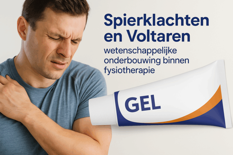 “Generieke illustratie van een pijnstillende gel, niet de originele Voltaren-verpakking.”