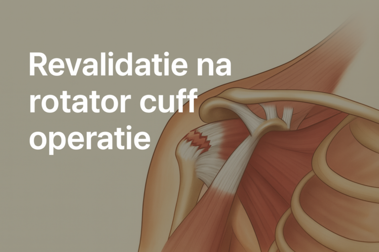 revalidatie na rotator cuff operatie